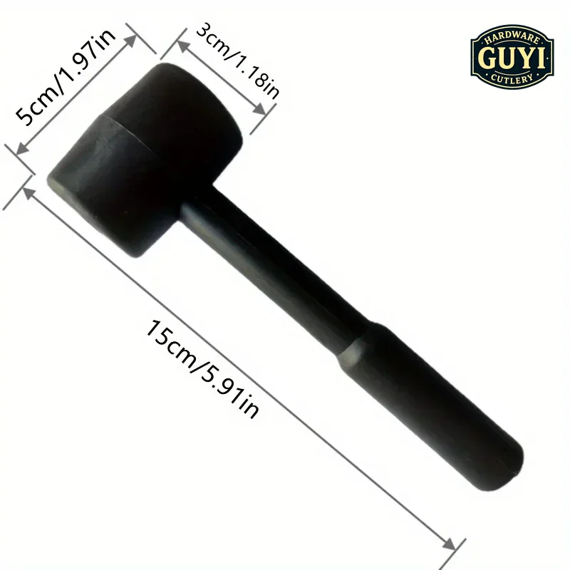 Woodworking Gift Ideas - Czarny gumowy młotek - trwałe i