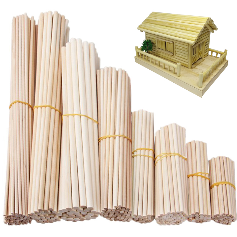 Woodworking Class - Okrągły drewniany patyczek do rzemiosła żywności