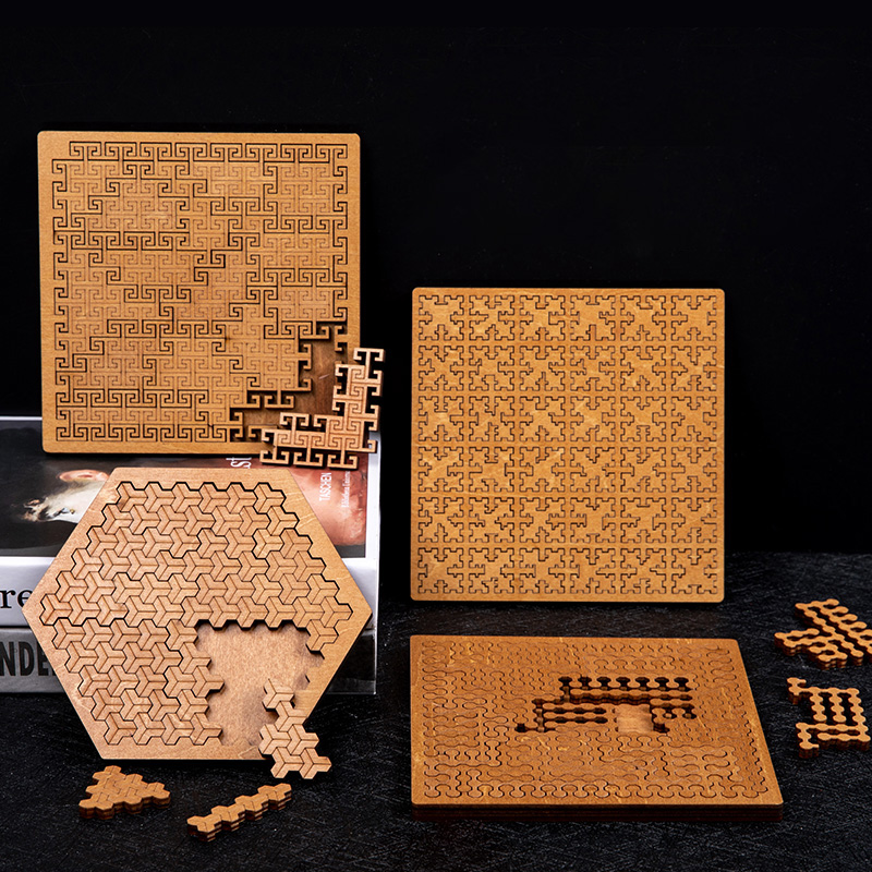 Woodworking Jigsaw - Niemożliwe drewniane puzzle IQ Puzzle dla