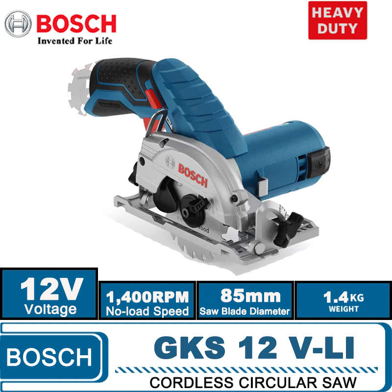Woodworking Saw - BOSCH GKS 12V-LI Elektryczna Piła Tarczowa