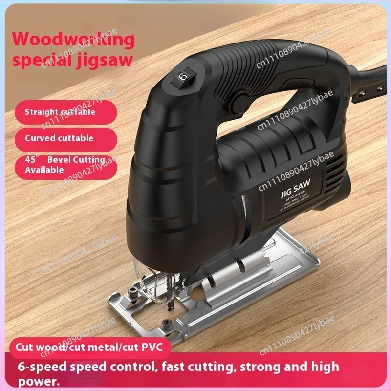 Woodworking Jigsaw - Elektryczna wyrzynarka, mała ręczna piła do