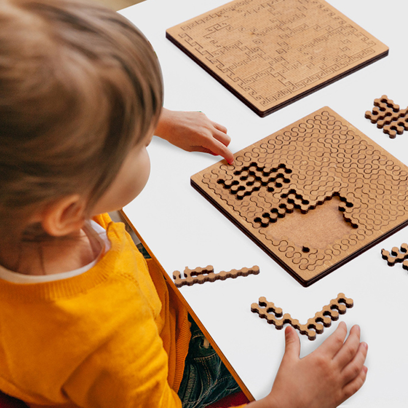 Niemożliwe drewniane puzzle IQ – Woodworking Jigsaw recenzja i cena