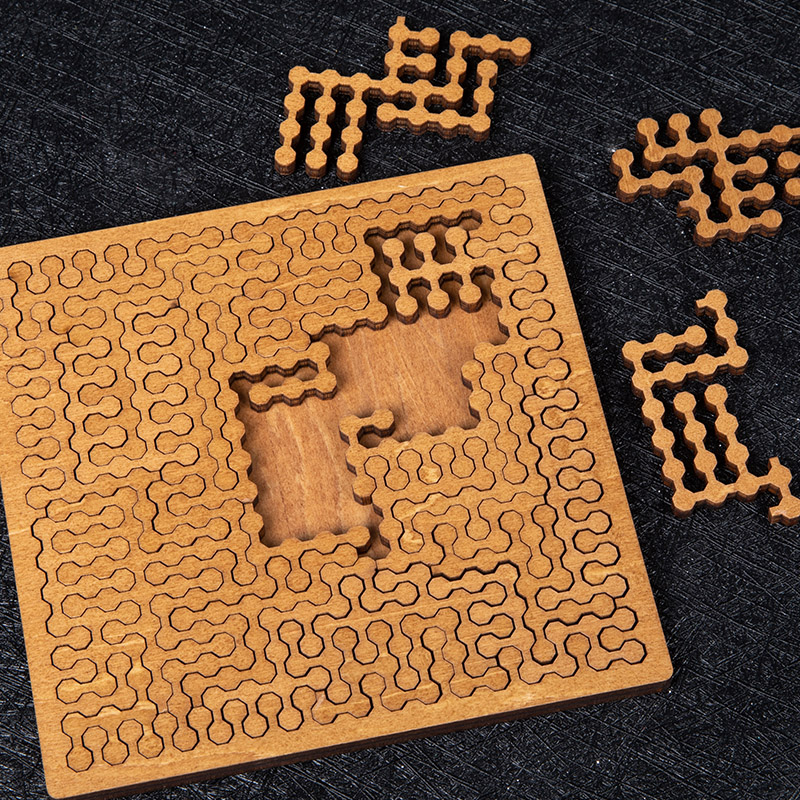 Niemożliwe drewniane puzzle IQ – Woodworking Jigsaw recenzja i cena