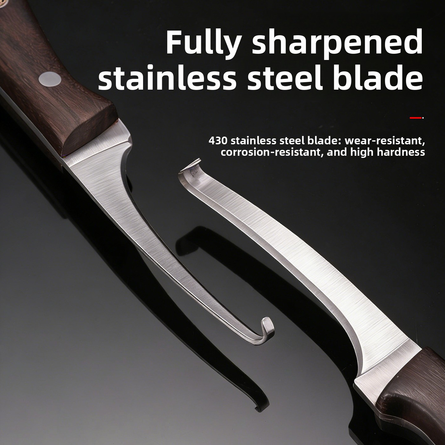 Nóż hakowy ze stali nierdzewne – Woodworking Class recenzja i cena