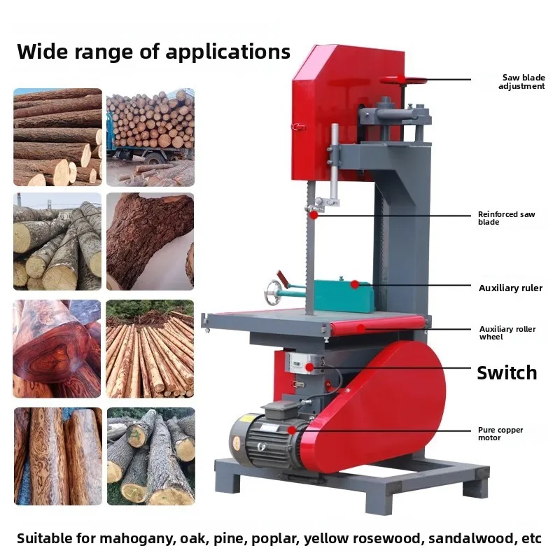 Elektryczna piła taśmowa do uż – Woodworking Saw recenzja i cena
