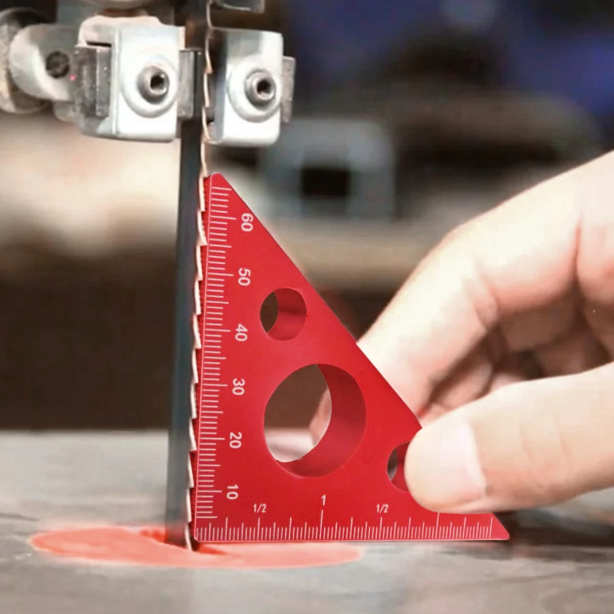 Aluminiowy kątownik trójkątny  – Marking Gauge Tool recenzja i cena