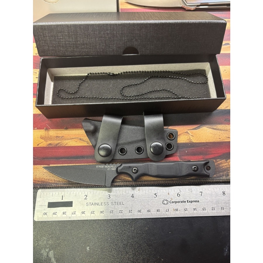 Nóż TOPS Street Scalpel 2, płó – Woodworking Usa recenzja i cena