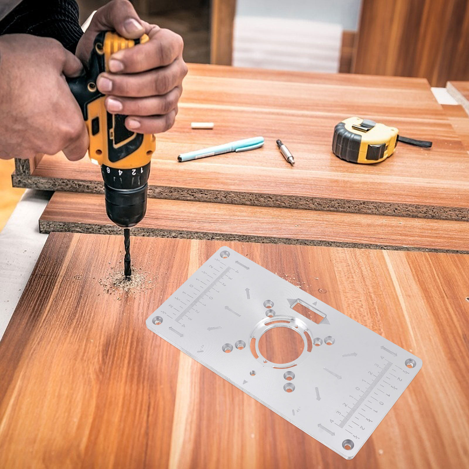 1 zestaw, 1 zestaw – aluminiow – Woodworking Drill recenzja i cena